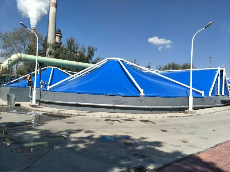 膜结构污水池